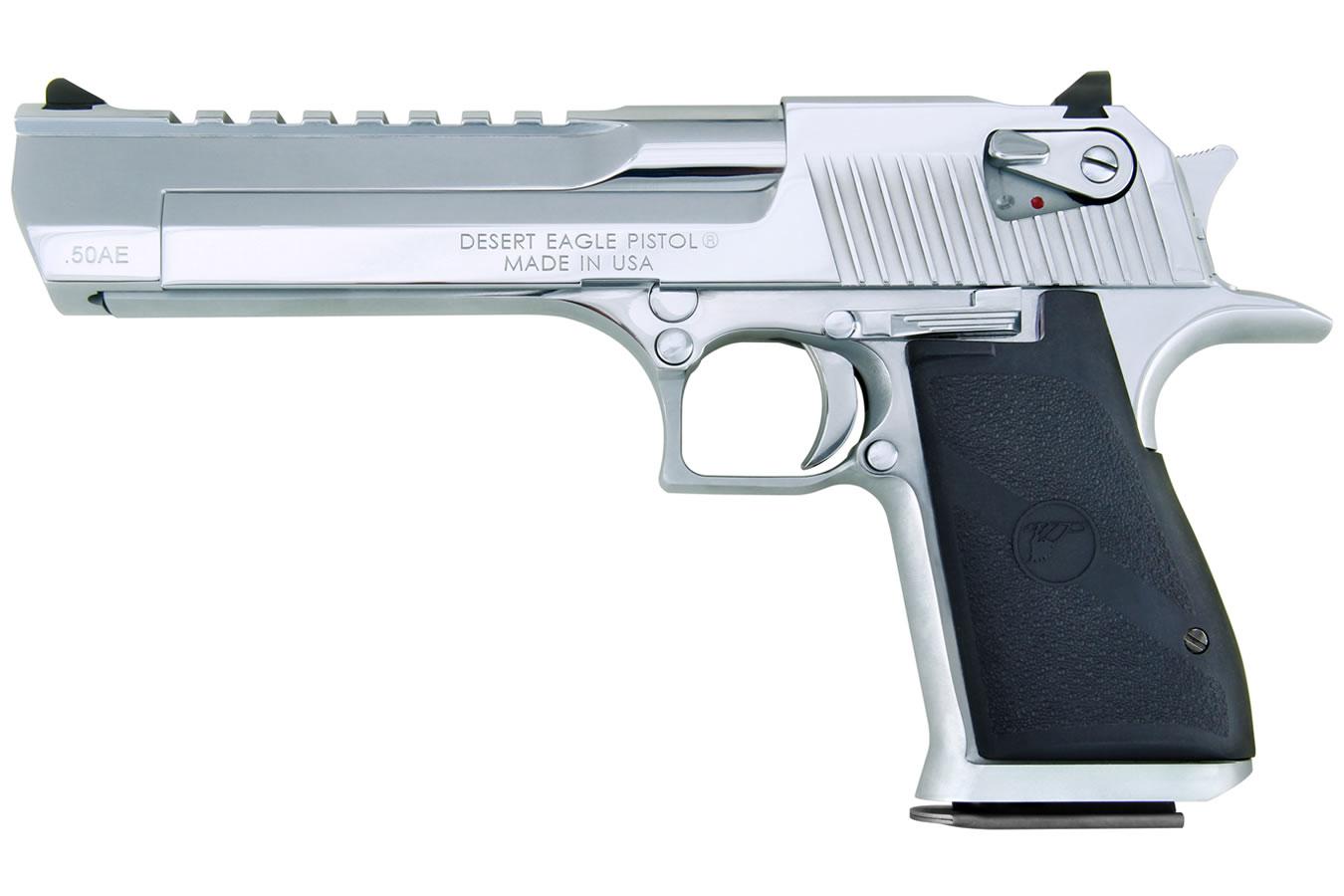 Magnum Research Desert Eagle Mark XIX Handgun 50AE 7rd 6" Barrel Polished Chrome **BLEM