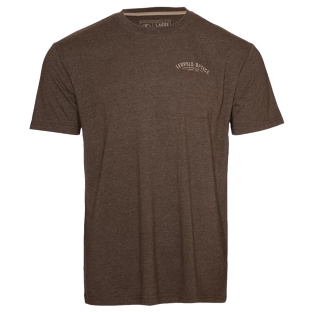 Leupold Antler Range Tee Brown Heather 3XL Picture of Leupold & Stevens Inc. Leupold Antler Range Tee Brown Heather XXXL