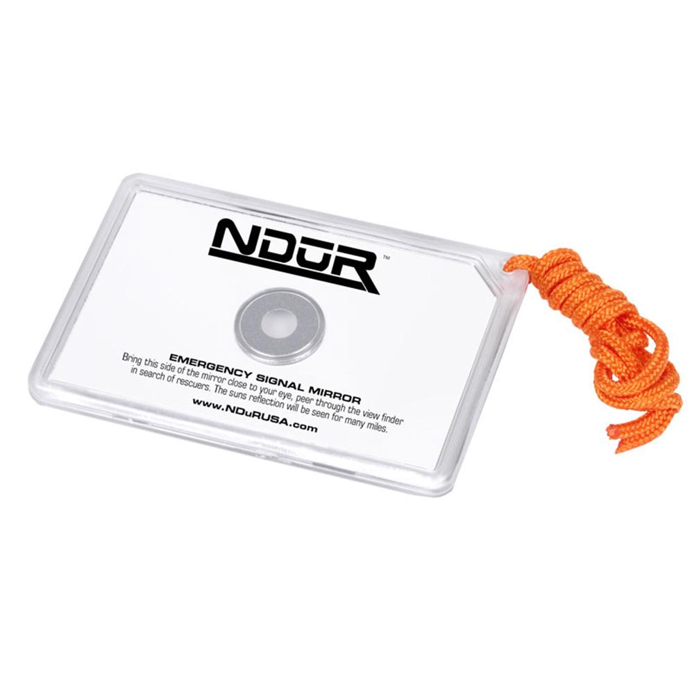 NDUR Emergency Signal Mirror Picture of NDUR NDUR - EMERGENCY SIGNALING MIRROR