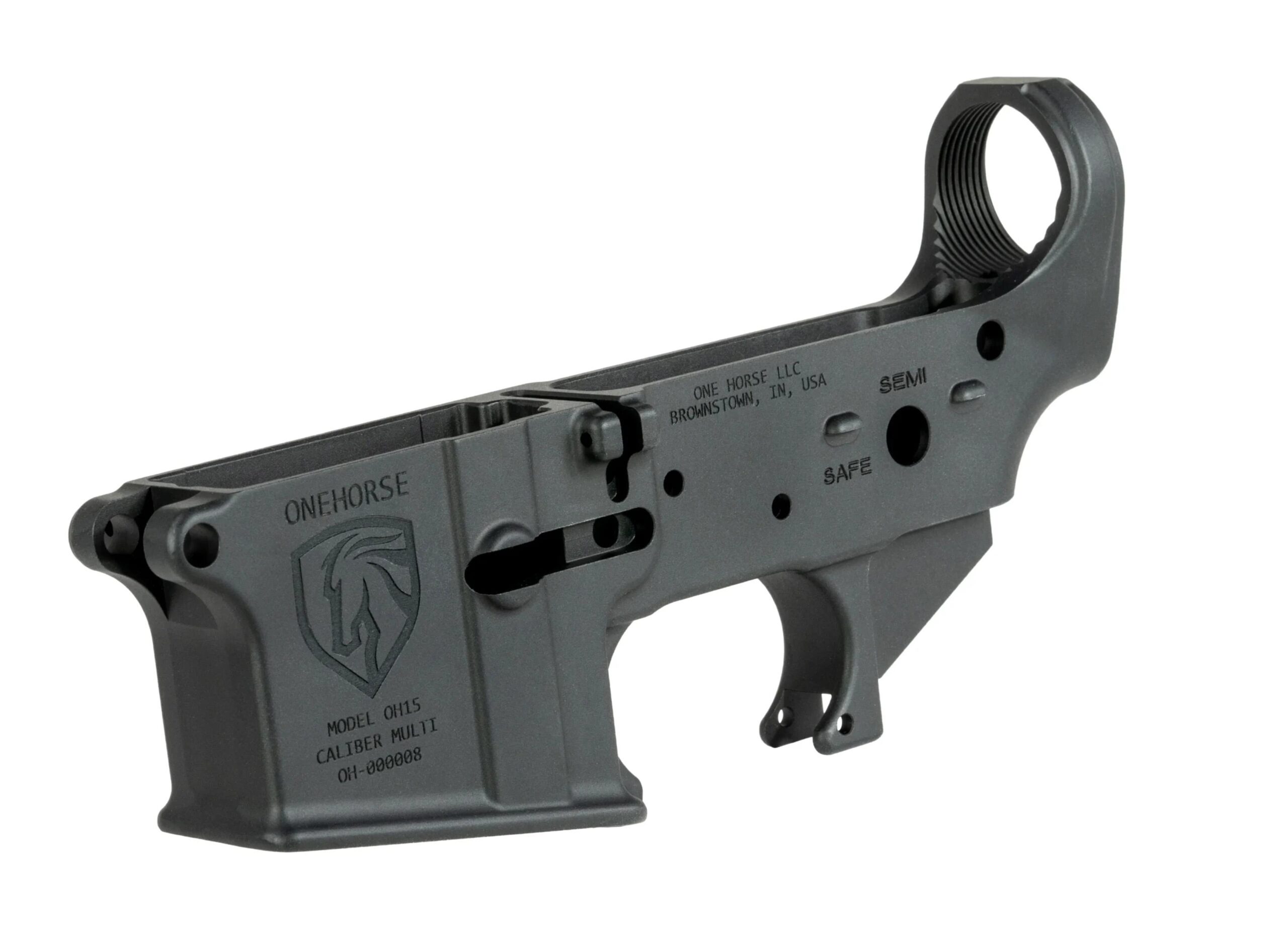 Picture of One Horse One Horse AR15 Stripped Lower Receiver Anodized