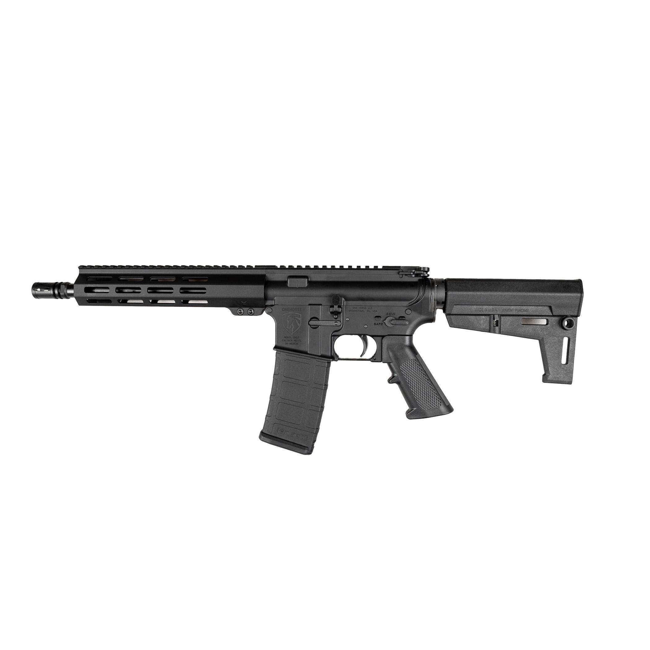 One Horse OH-15 Complete AR-15 Pistol .300 BLK 30rd Magazine 10.5" Barrel 9.25" M-LOK Handguard KAK Brace Picture of One Horse OH-15 Complete 10.5" .300BO AR Pistol (KAK Brace)