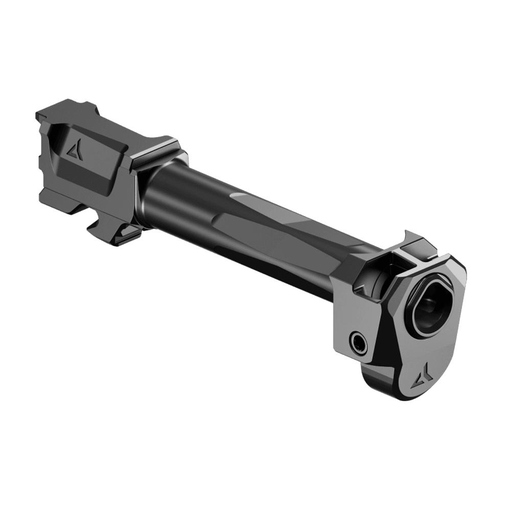 Radian Weapons Afterburner and Ramjet Combo Ported Barrel and Compensator for Glock Gen 6 19/45 Black Picture of Radian Weapons AFTERBURNER + RAMJET Mcro-Comp Prtd Pstl Brl Glck 19/45 Gen6 Blk/Blk