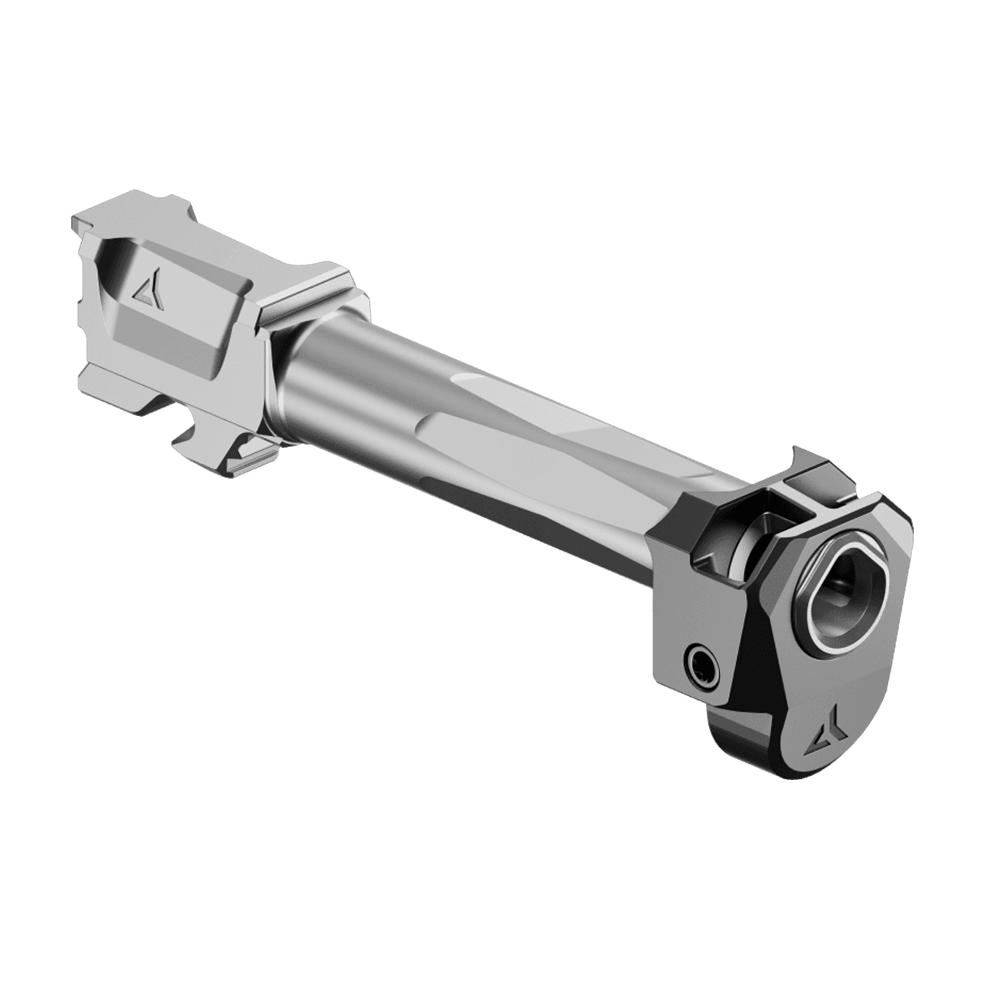 Radian Weapons Afterburner and Ramjet Combo Ported Barrel and Compensator for Glock Gen 6 19/45 Grey Picture of Radian Weapons AFTERBURNER + RAMJET Mcro-Comp Prtd Pstl Brl Glck 19/45 Gen6 Blk/Gry