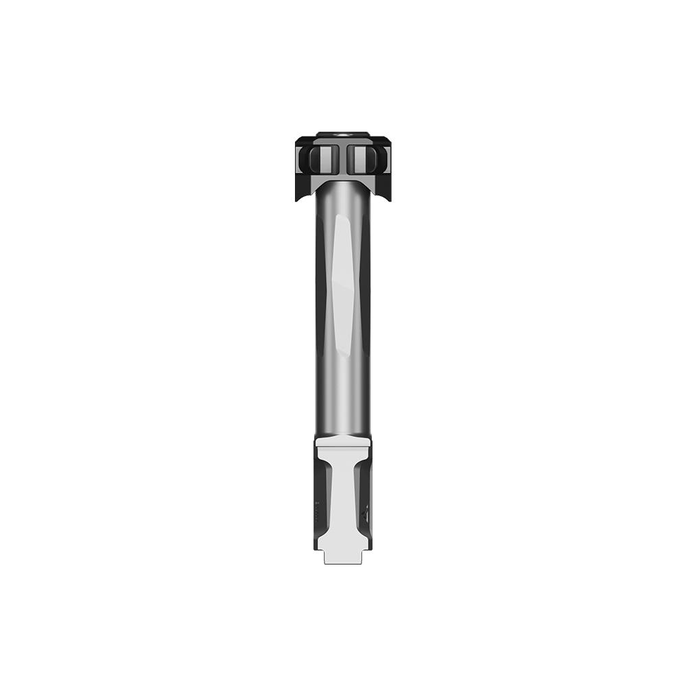 Radian Weapons Afterburner and Ramjet Combo Ported Barrel and Compensator for Glock Gen 6 19/45 Grey Picture of Radian Weapons AFTERBURNER + RAMJET Mcro-Comp Prtd Pstl Brl Glck 19/45 Gen6 Blk/Gry