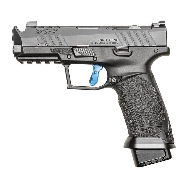 Tisas PX-9 2.0 Duty Comp Handgun 9mm Luger 18rd(1)&20rd(1) Magazines 4.1'' Barrel Optic Ready Picture of Tisas Arms Corp TISAS PX-9 2.0 Duty Comp 9mm 4.1'' Hand Gun BLK 2 Mags 18RD/20RD