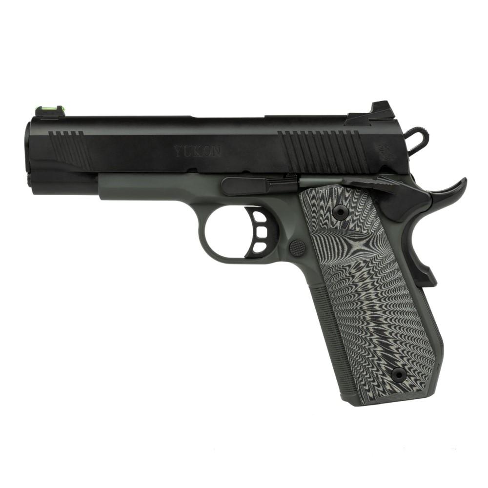 Tisas 1911 Yukon Carry C10 Handgun 10mm Auto 10rd Magazine (2 Mags Incl/) 4.25" Barrel Black Picture of Tisas Arms Corp TISAS 1911 Carry 10MM 4.25'' Grey Frame & Blk Slide Ed Brown Bobtail