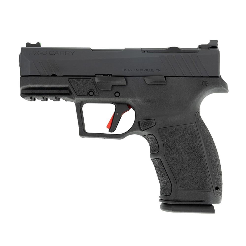 Tisas PX-9 Gen 3 Carry Handgun 9mm Luger 15rd Magazines (2) 3.5" Barrel Black Optics Ready Picture of Tisas Arms Corp TISAS PX-9 Carry OR 9MM 3.5'' Black 2-15RD Mags optic cut RMR