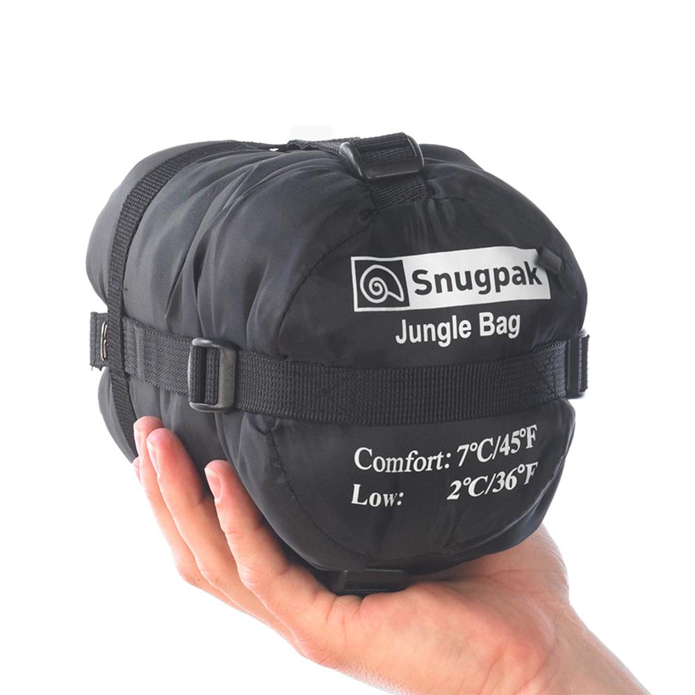 Snugpak Jungle Bag Sleeping Bag WGTE Black Picture of Snugpak SNUGPAK - JUNGLE BAG - BLACK - RZ WGTE