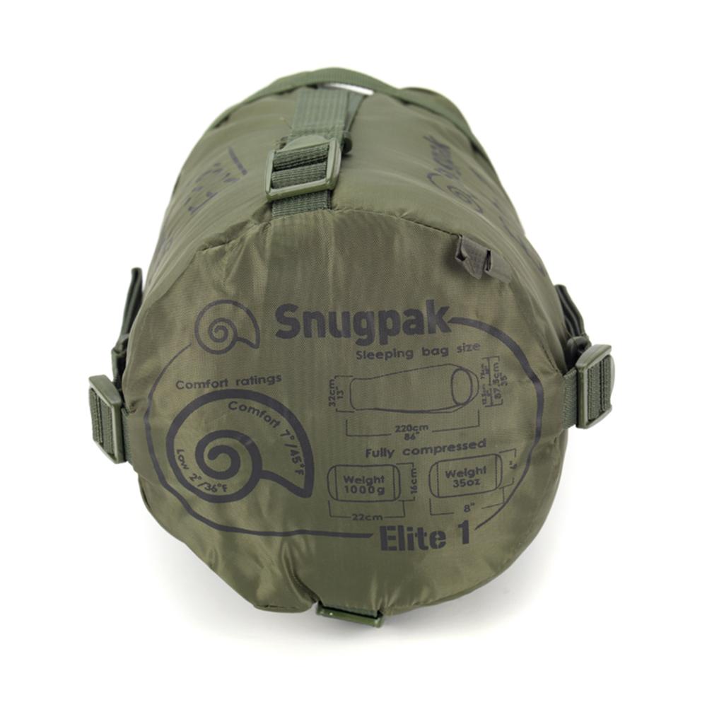Snugpak Softie Elite 1 WGTE Sleeping Bag Black Picture of Snugpak SNUGPAK - SOFTIE ELITE 1 - BLACK - RZ