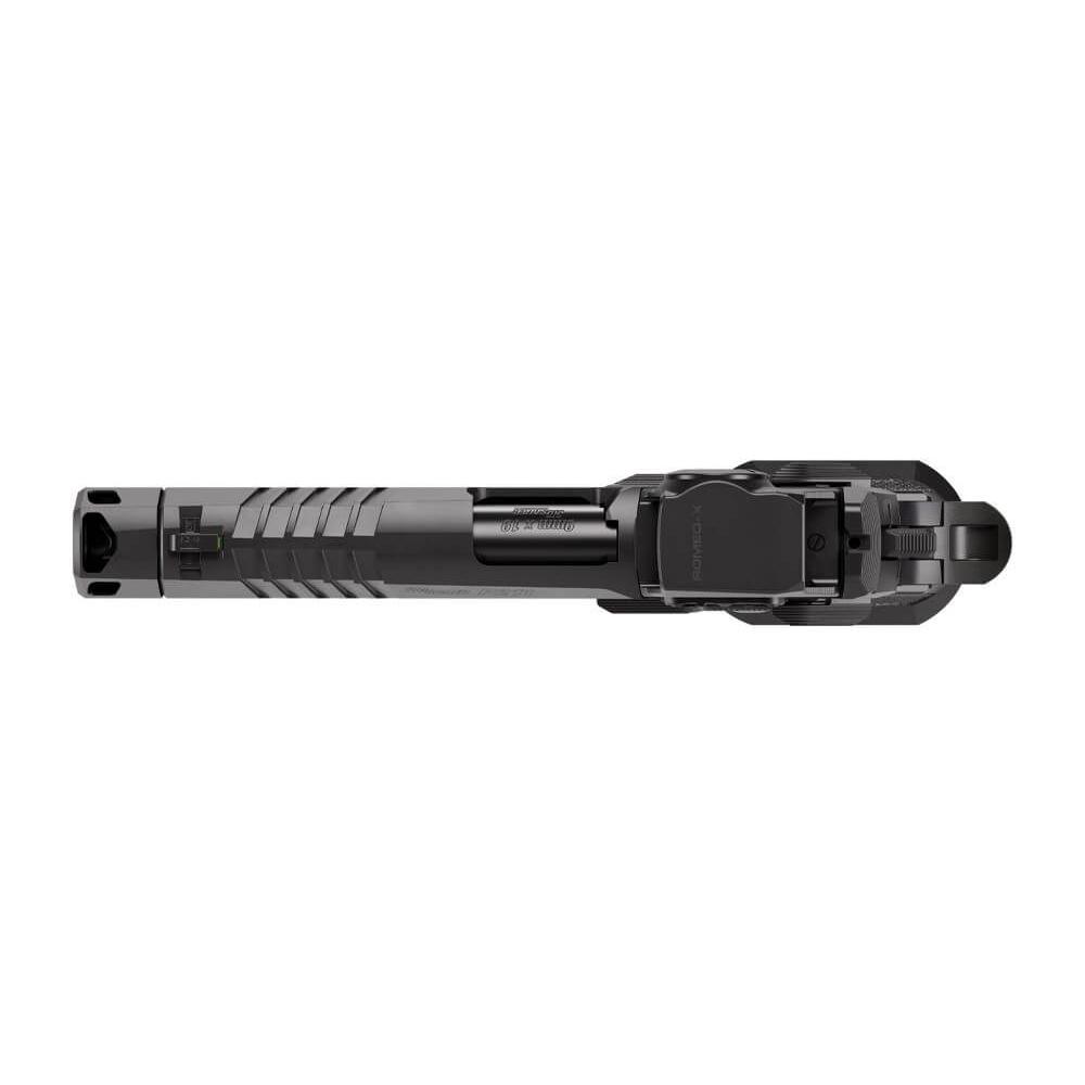 Sig Sauer P211-GTO Blackout Handgun 9mm Luger 21(2)&23(1)rd Magazines 4.4" Compensated Barrel with Romeo3 Pro SAO Picture of Sig Sauer SIG 211 9MM 4.4IN BBL BLK SAO COMP FO SIG HT (2)21RD23RD ROMEO3PRO