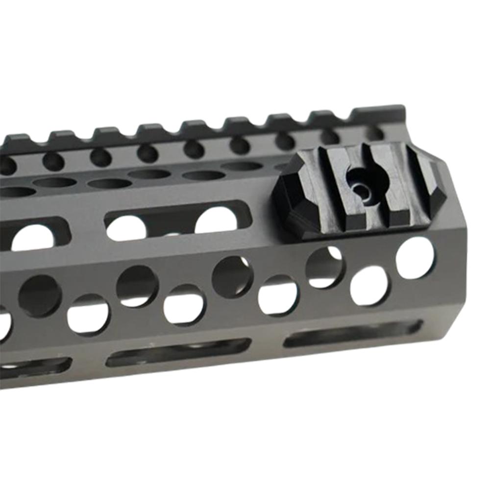Grovtec Picatinny Rail 3-Slot M-LOK 1.3" Black Picture of Grovtec Us Inc. Rail 1.3 3-Slot M-LOK