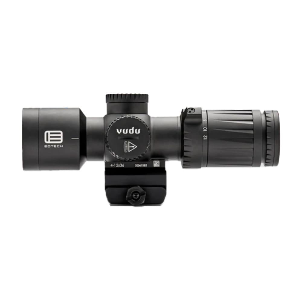 Eotech Vudu 4-12x36 FFP Ultra-Short Rifle Scope MR5 Reticle MRAD Integrated Mount Picture of Eotech Eotech Vudu 4-12x36 FFP Ultra-Short MR5 Reticle MRAD Integrated Mount