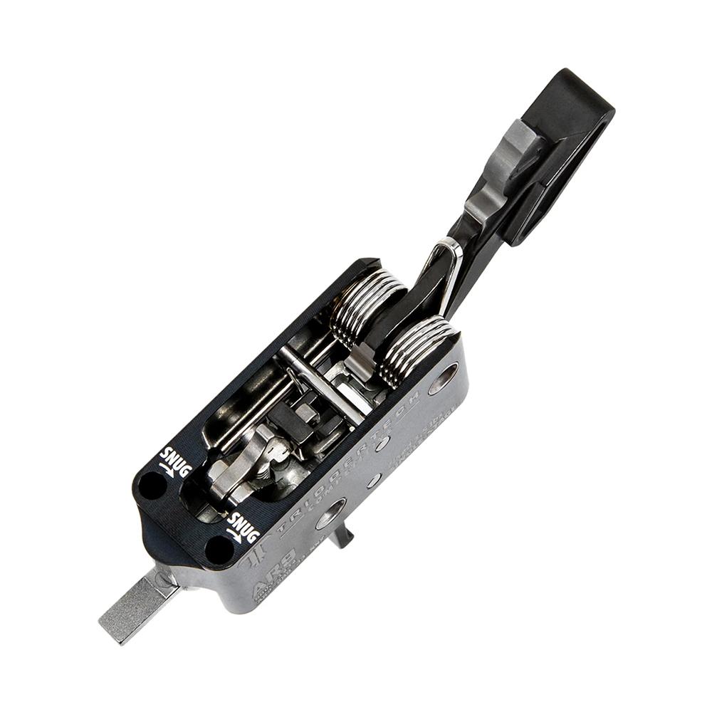TriggerTech AR-9 Competitive Single Stage Rifle Trigger 3.5 lbs Curved Picture of TriggerTech TriggerTech Black Competitive Pro Curved AR9 Single Stage 3lb Trigger