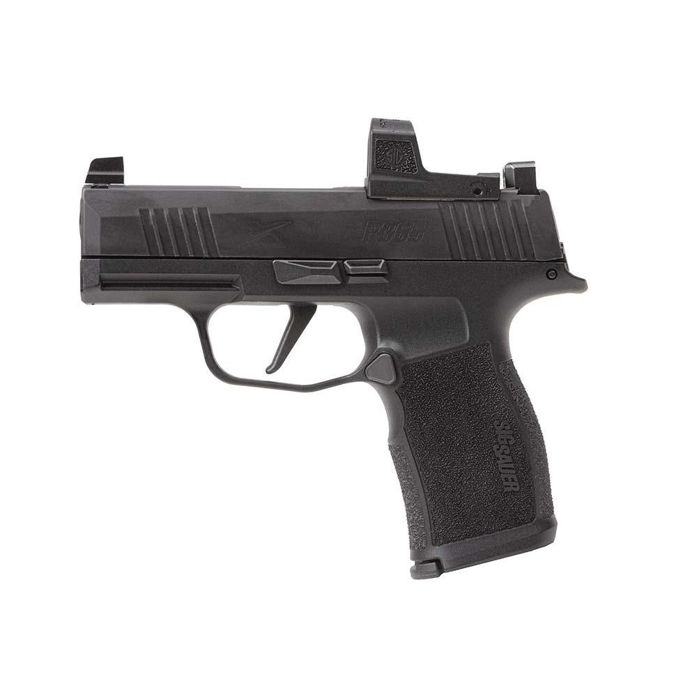 Sig Sauer P365X Romeo Zero Elite Handgun 9mm Luger 12rd Magazines(2) 3.1" Barrel Romeo Zero Elite 3MOA Picture of Sig Sauer P365 9MM 3.1IN X-SERIES BLK STRIKER X-RAY 3 MOD POLY GRIP (2) 12RD