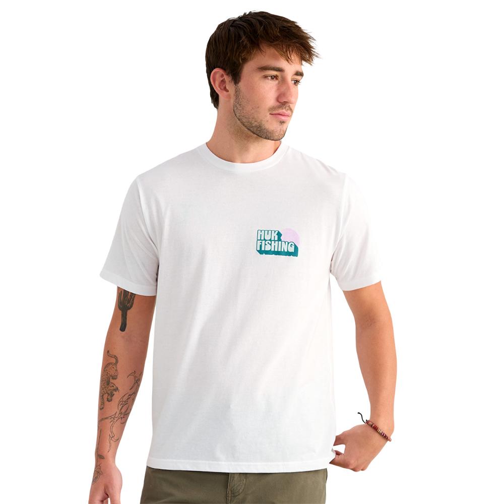 Huk Bait 'N Fetch Short Sleeve Tee White S Picture of Marolina DBA HUK BAIT 'N FETCH SS TEE WHITE SIZE S