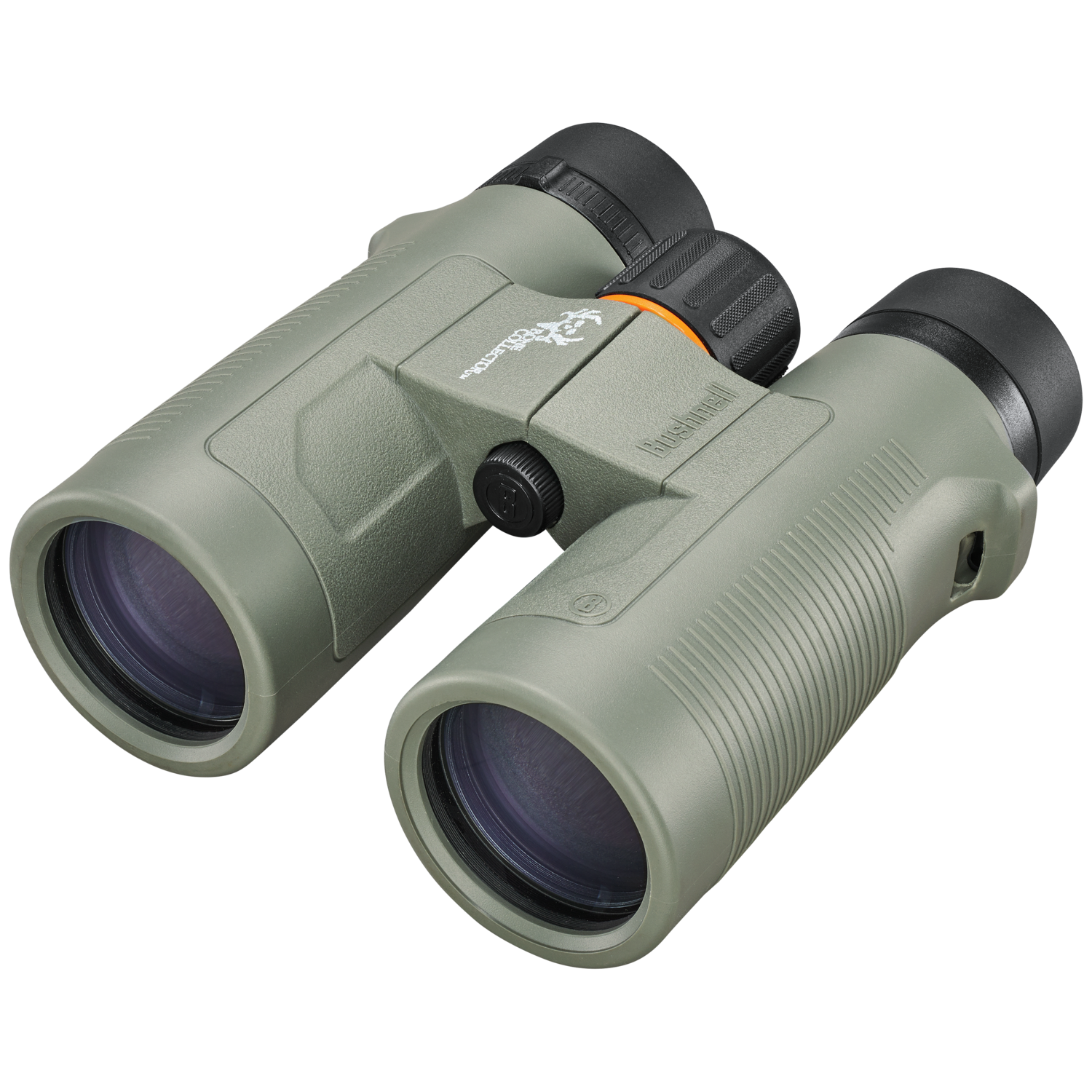 Bushnell 10x42 Bone Collector Binocular Roof with Harness Box Green Picture of Bushnell Bushnell 10x42 Bone Collector Green Roof w/ Harness Box
