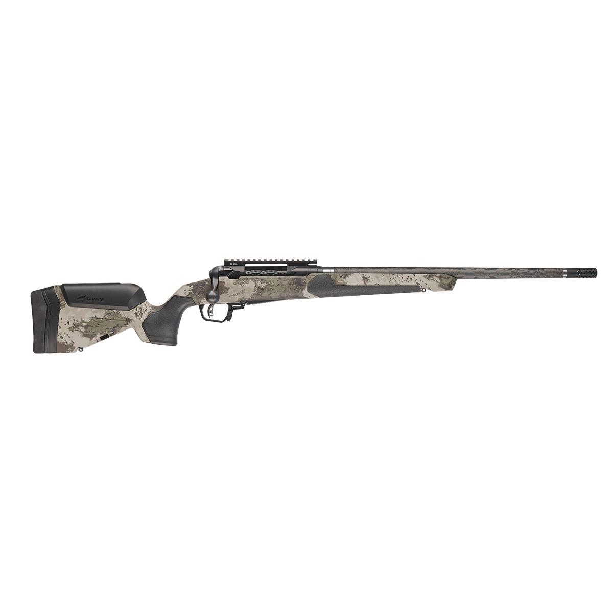 Savage 110 Ultralite Pro Woodland Rifle 22 Creedmoor 3rd Capacity 20" Threaded Barrel Savage Woodland Stock