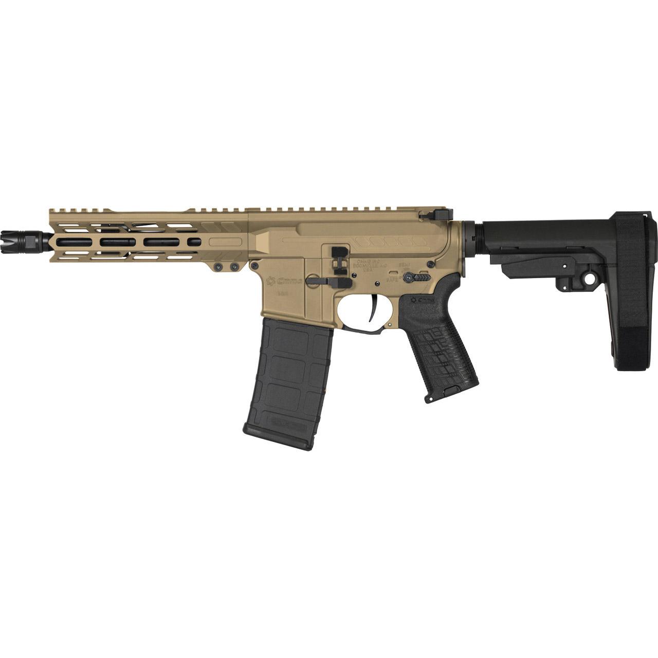 CMMG Banshee MK4 Pistol .300 Blk 30rd Magazine 8'' Barrel Coyote Tan w/Brace Picture of Cmmg Inc. CMMG PISTOL BANSHEE Mk4 300BLK 8''BBL Cyt Tn 30+1Rds