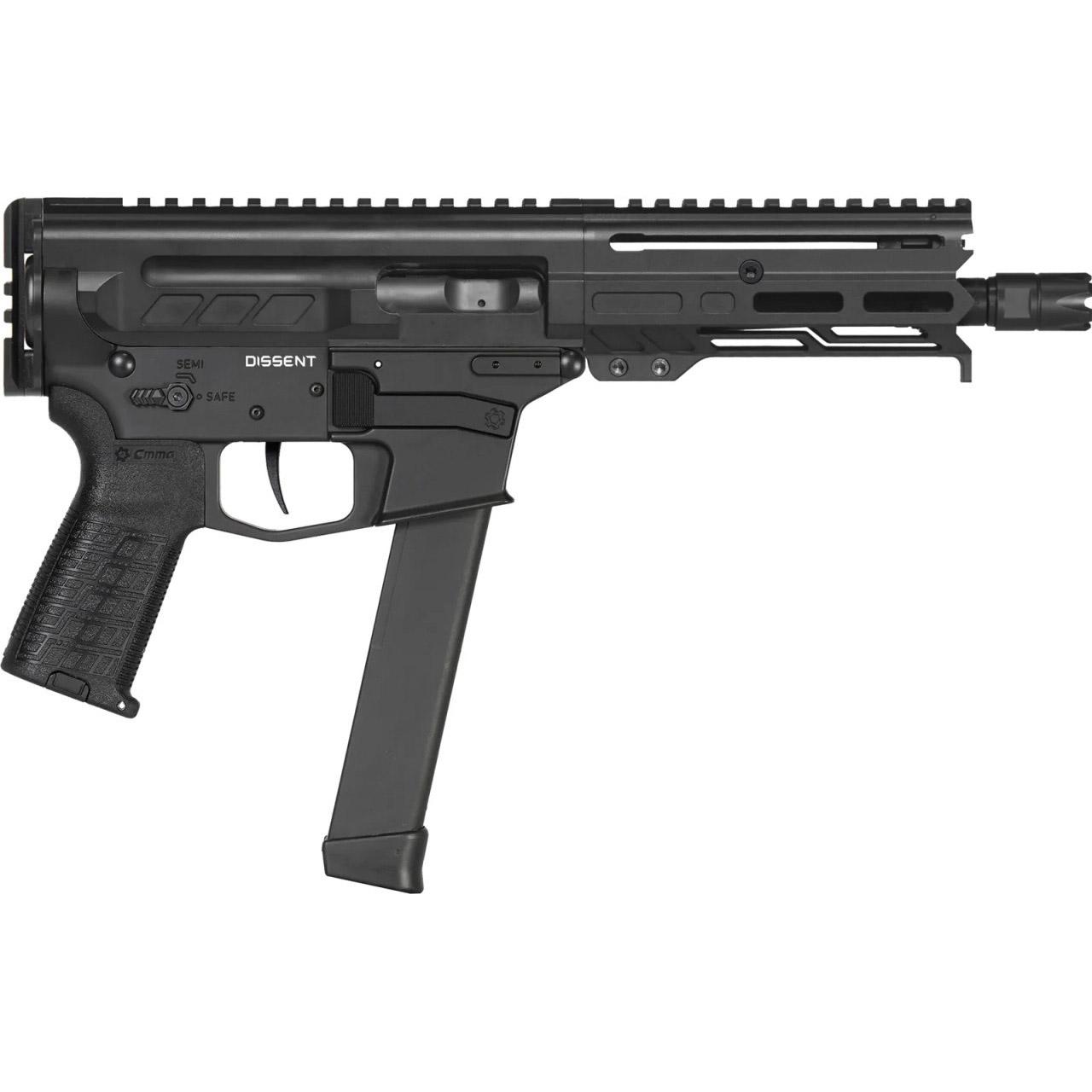 CMMG Dissent Pistol 9mm Luger 33rd Magazine 6.5'' Barrel Armor Black w/Brace