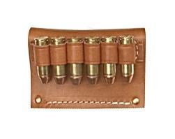 Hunter Leather Leather Cartridge Slide .50 Caliber 6 Rounds Picture of Hunter Company Inc 6 LOOP BELT SLIDE .50 CAL