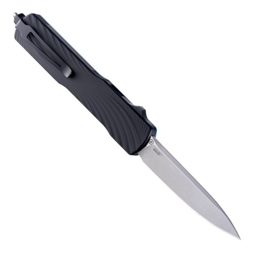Hogue Counterstrike OTF Automatic Knife 3-2/5" Drop Point Blade Blue Picture of Hogue Knife Counterstrike Out the Front Automatic Knife 3.35'' Drop Point
