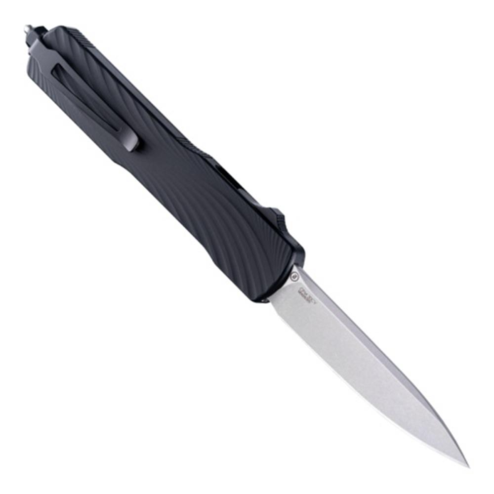 Hogue Counterstrike OTF Automatic Knife 3-2/5" Drop Point Blade Black Picture of Hogue Knife Counterstrike Out the Front Automatic Knife 3.35'' Drop Point