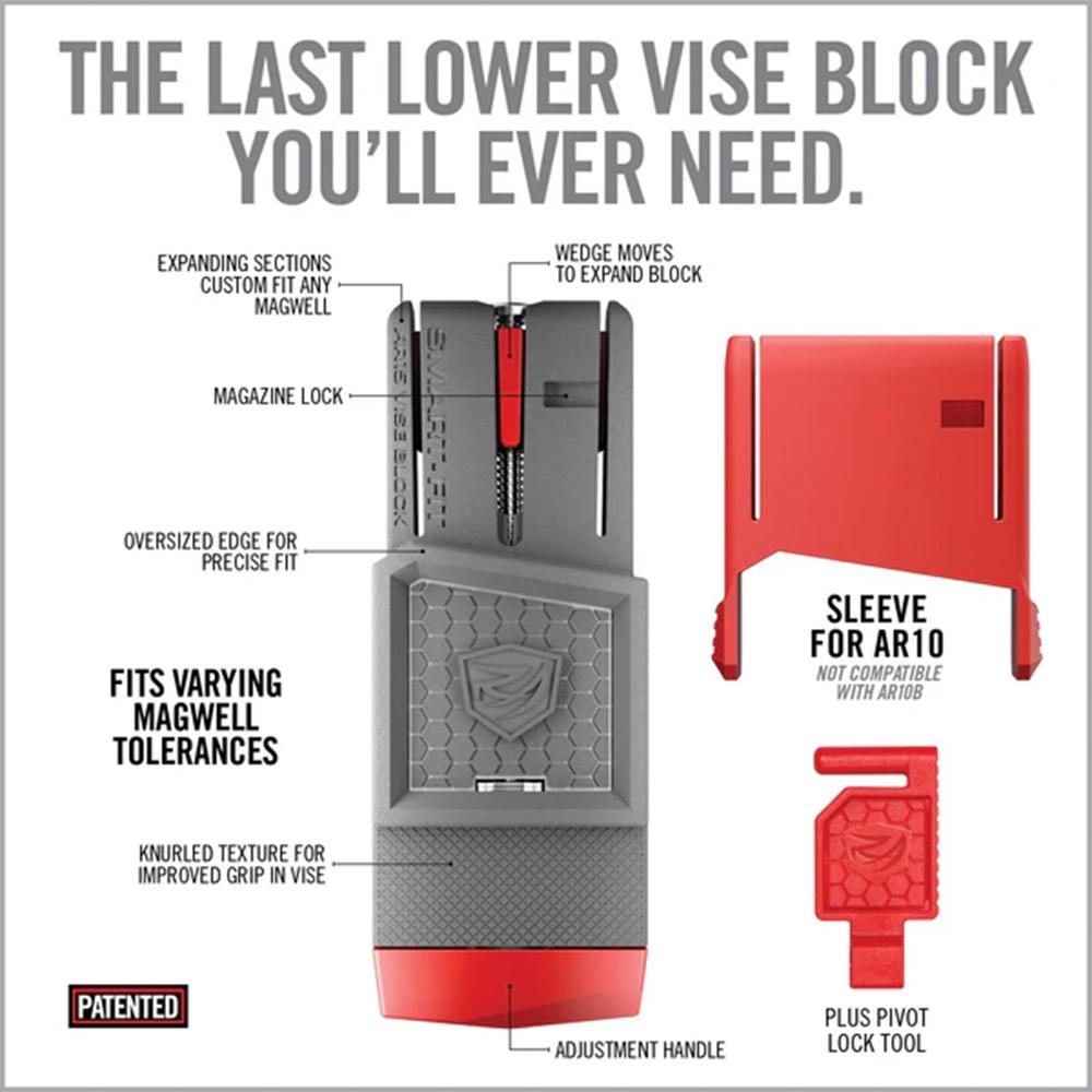 Real Avid Smart-Fit AR-15 Vise Block with Sleeve for AR-10 Picture of Real Avid Real Avid Smart-Fit AR15 Vise Block with Sleeve for AR10