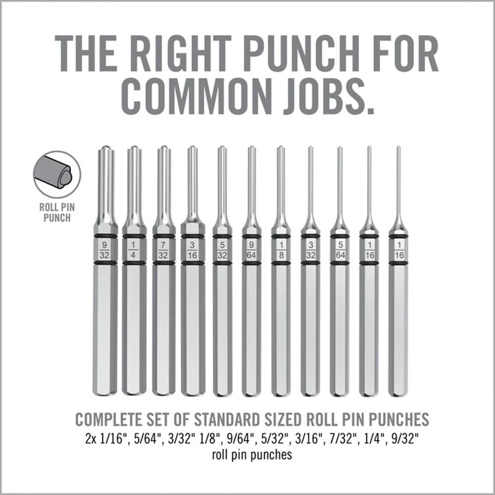 Picture of Real Avid Real Avid Accu-Punch 11-Piece Roll Pin Punch Set