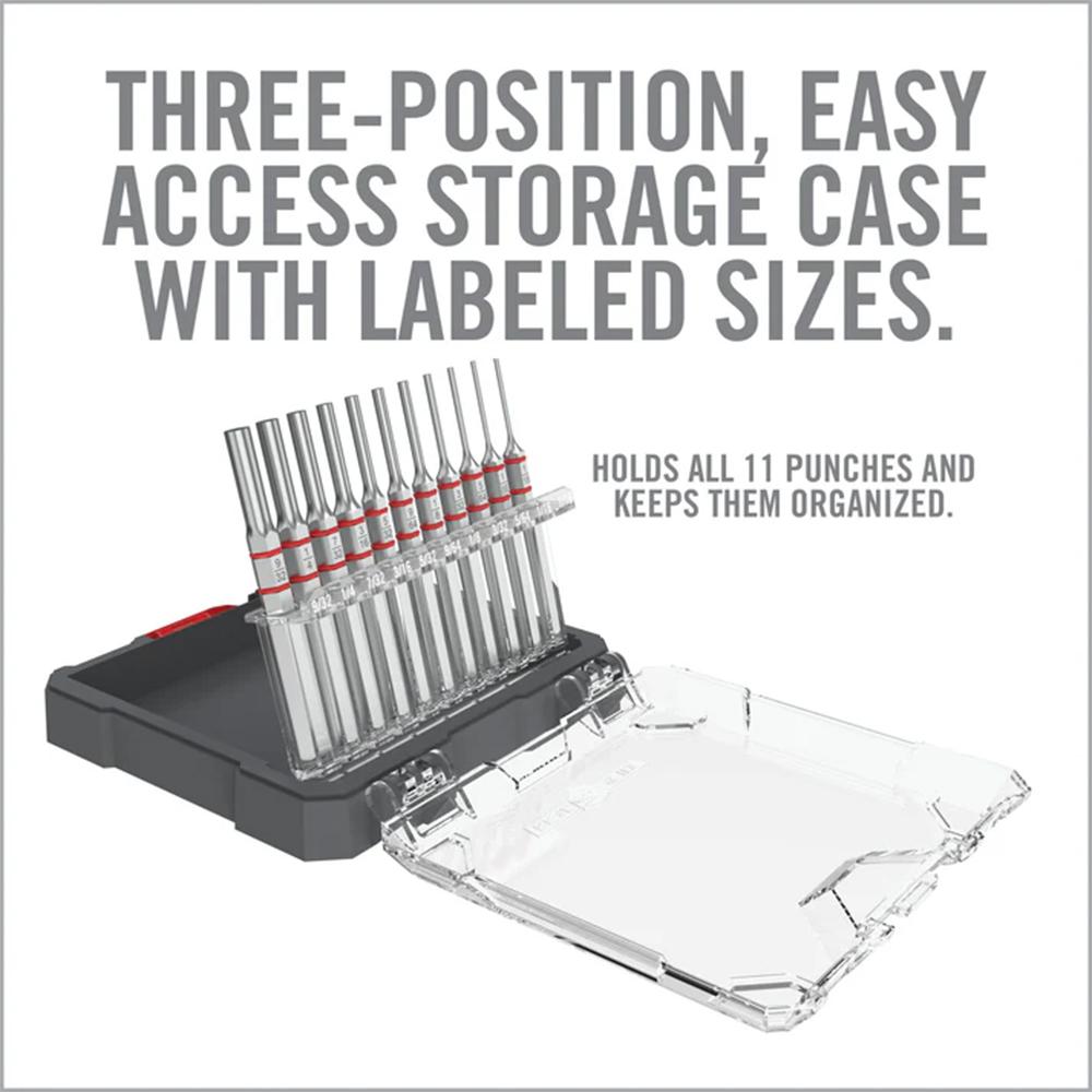 Picture of Real Avid Real Avid Accu-Punch 11-Piece Standard Pin Punch Set
