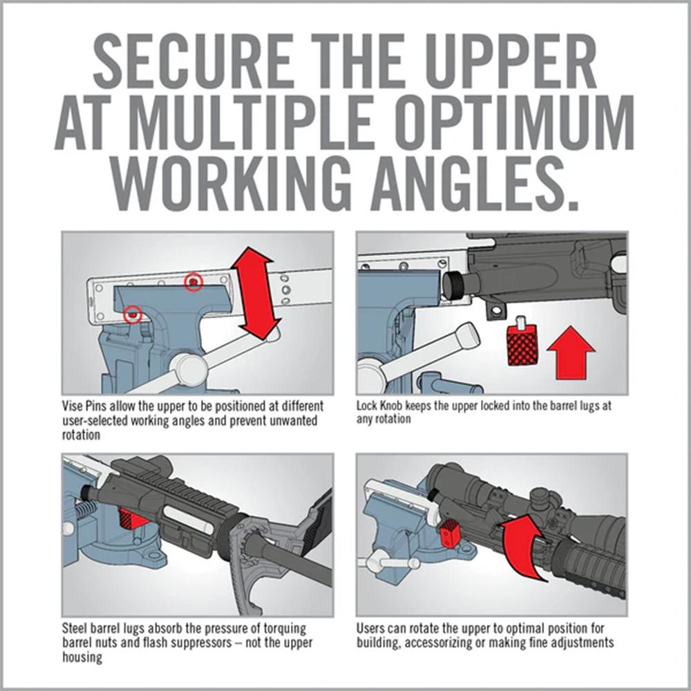 Real Avid Lug-Lok Upper Vise Block - AR-15 Picture of Real Avid Real Avid Lug-Lok Upper Vise Block - AR15