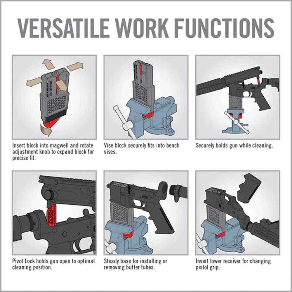 Real Avid Smart-Fit AR-15 Vise Block Picture of Real Avid Real Avid Smart-Fit AR15 Vise Block