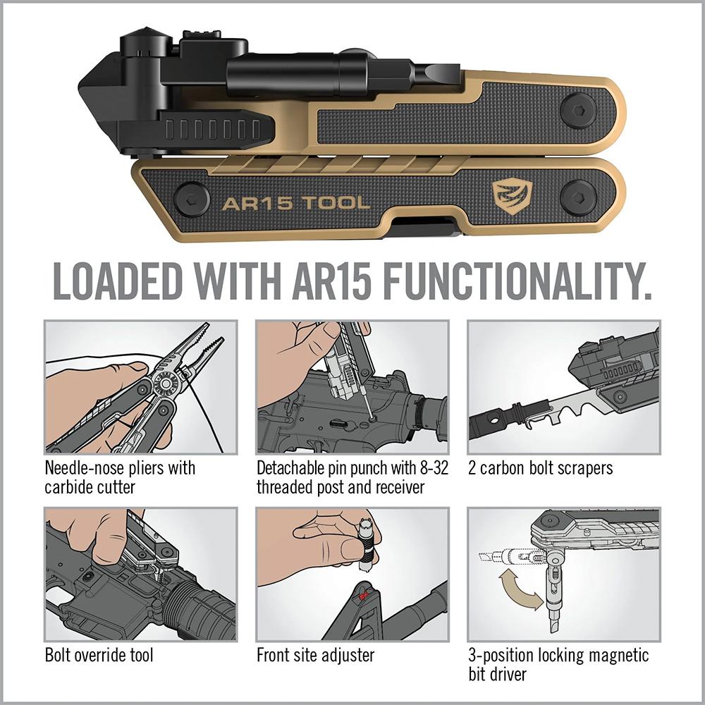 Real Avid AR-15 Tool 37-In-1 Tactical Multitool Picture of Real Avid Real Avid AR15 Tool