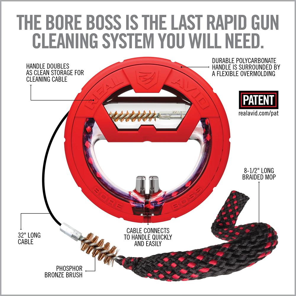 Real Avid Bore Boss .270 cal/.280 cal/7mm Bore Cleaning Rope Picture of Real Avid Real Avid Bore Boss - .270CAL/.280CAL/7MM