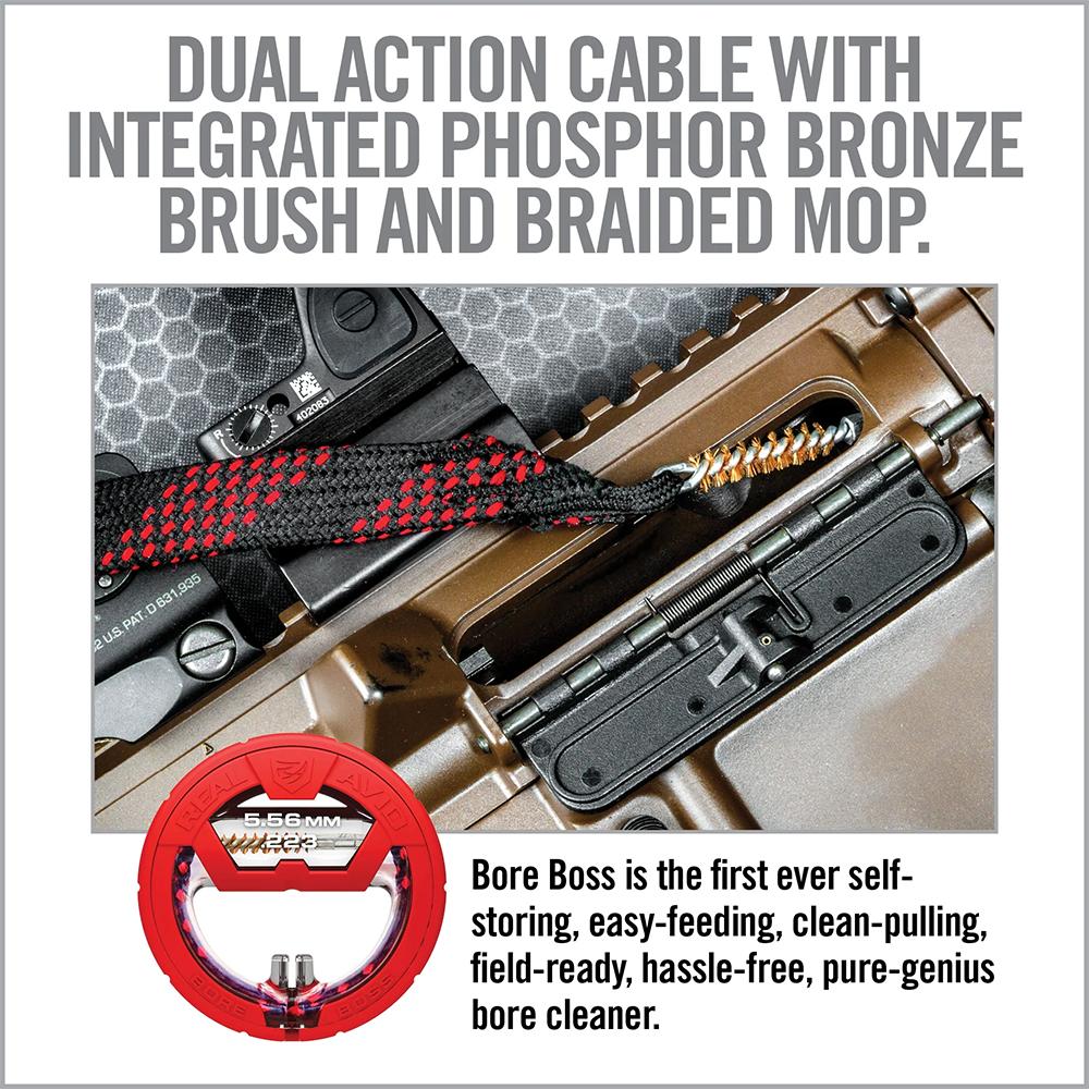 Real Avid Bore Boss .223 cal/5.56mm Bore Cleaning Rope Picture of Real Avid Real Avid Bore Boss - .223CAL/5.56MM