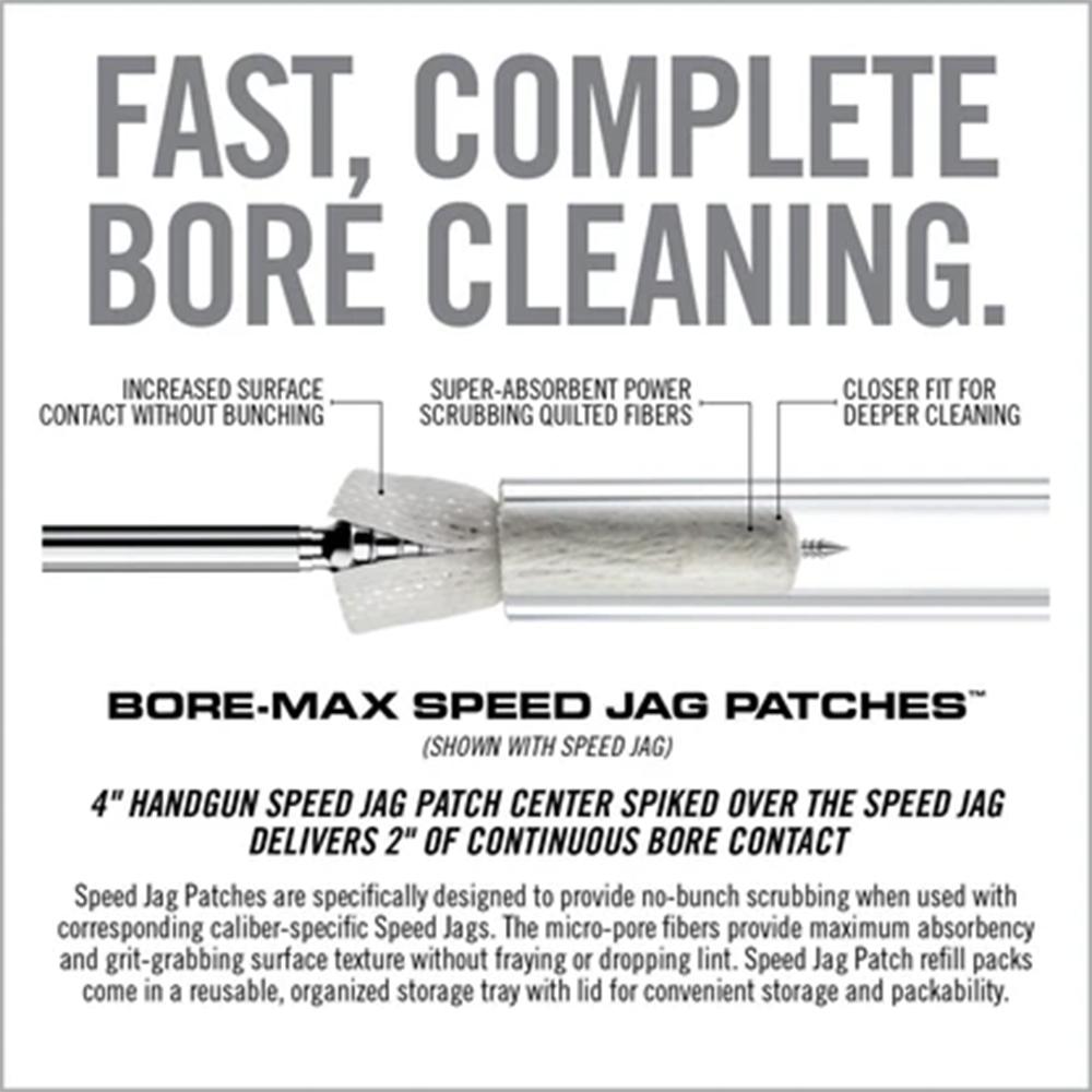 Real Avid Bore-Max Speed Jag Patches Refill Pack 4'' S .22 cal Picture of Real Avid Real Avid Bore-Max Speed Jag Patches Refill Pack - 4'' S