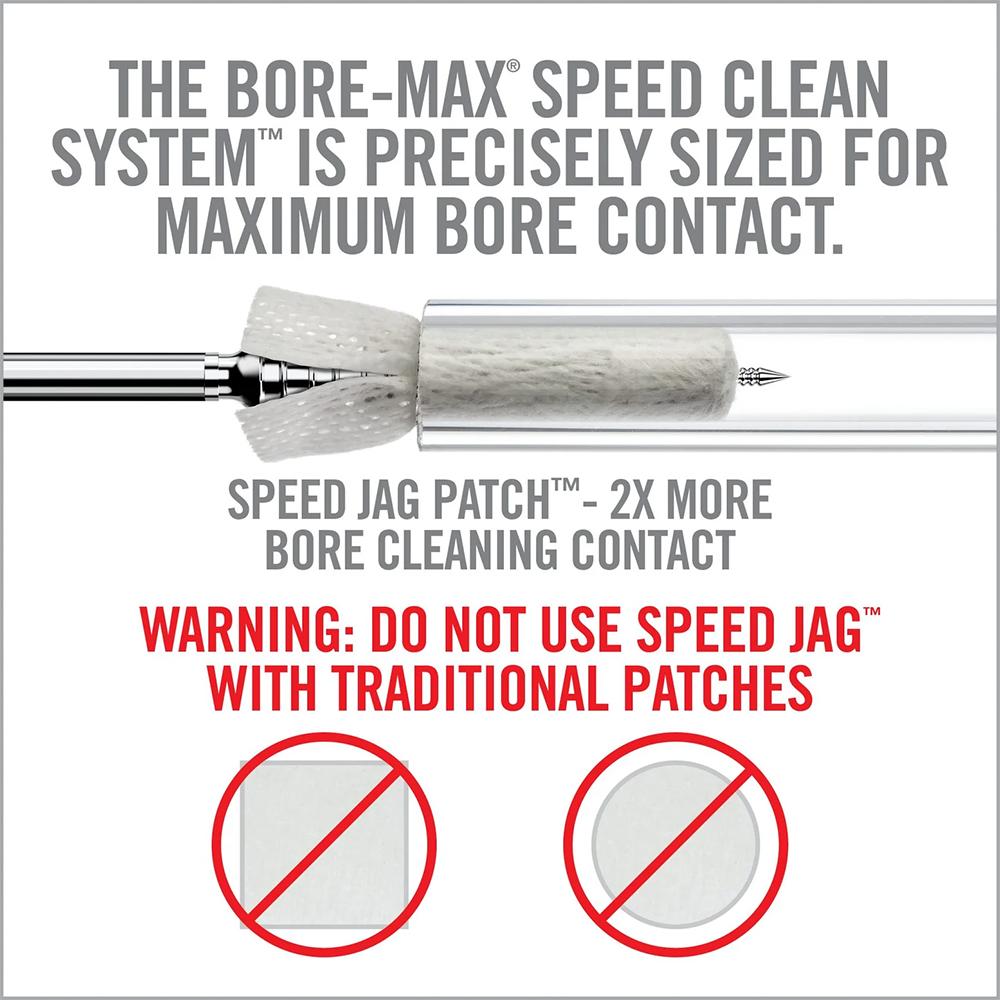 Real Avid Bore-Max Speed Jag Patches Refill Pack 4'' L 9mm Luger - .45 cal Picture of Real Avid Real Avid Bore-Max Speed Jag Patches Refill Pack - 4'' L