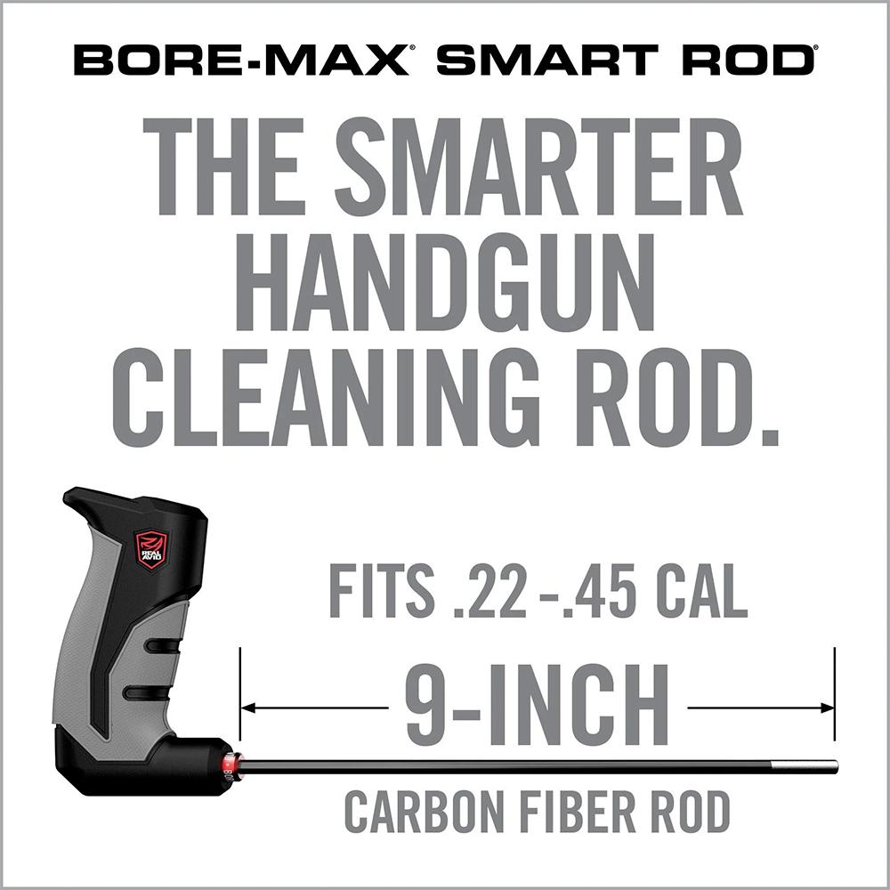 Real Avid Bore-Max Smart Rod Handgun .22-.45 9'' Carbon Fiber Picture of Real Avid Real Avid Bore-Max Smart Rod Handgun - 9'' Carbon Fiber