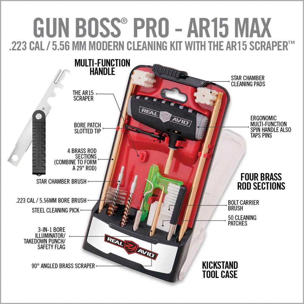Real Avid Gun Boss Pro AR-15 Max Picture of Real Avid Real Avid Gun Boss Pro - AR15 Max