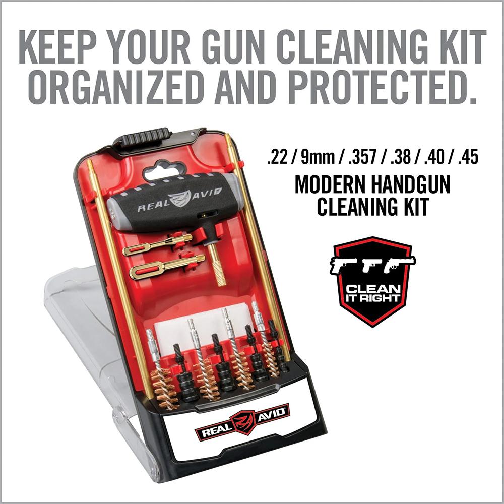Real Avid Gun Boss Pro Handgun Cleaning Kit Picture of Real Avid Real Avid Gun Boss Pro - Handgun Cleaning Kit