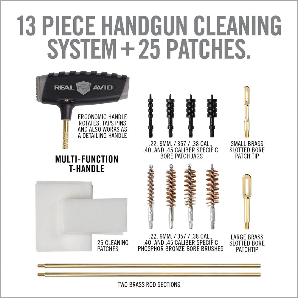 Real Avid Gun Boss Pro Handgun Cleaning Kit Picture of Real Avid Real Avid Gun Boss Pro - Handgun Cleaning Kit