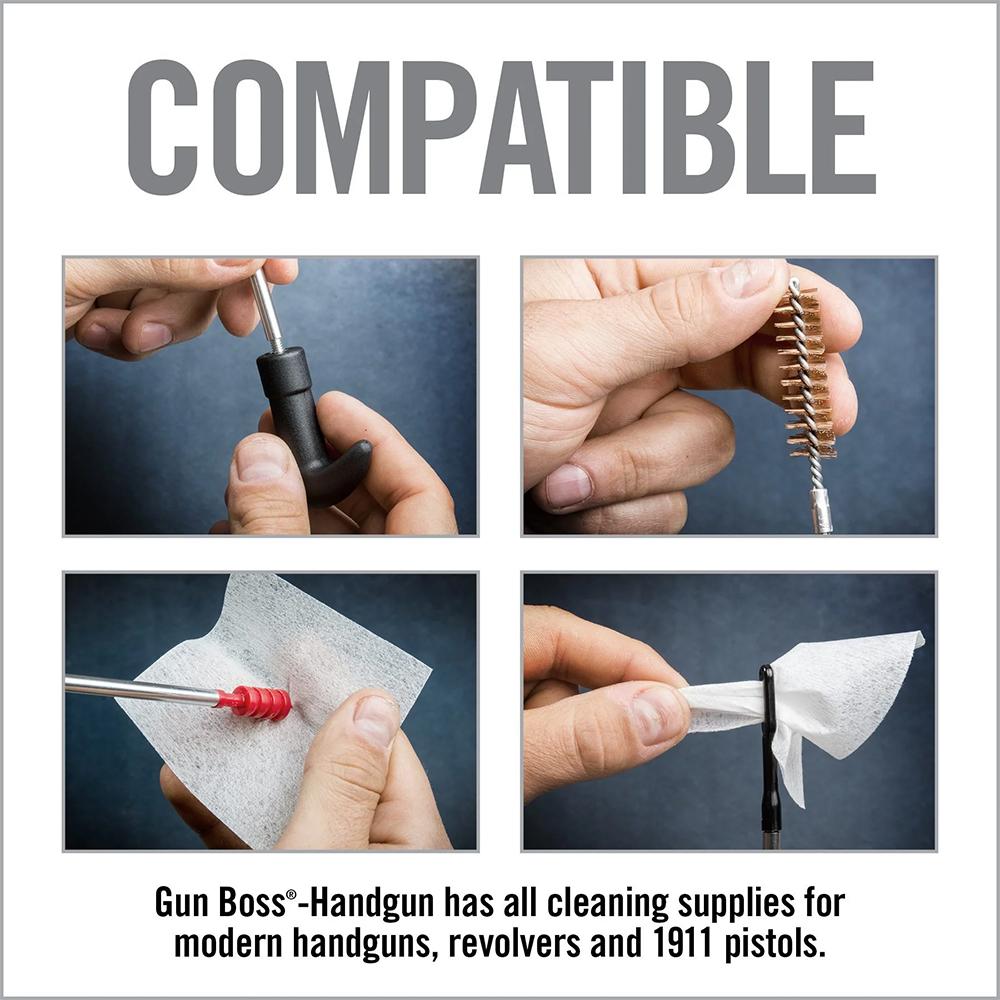 Real Avid Gun Boss Handgun Cleaning Kit Picture of Real Avid Real Avid Gun Boss - Handgun Cleaning Kit