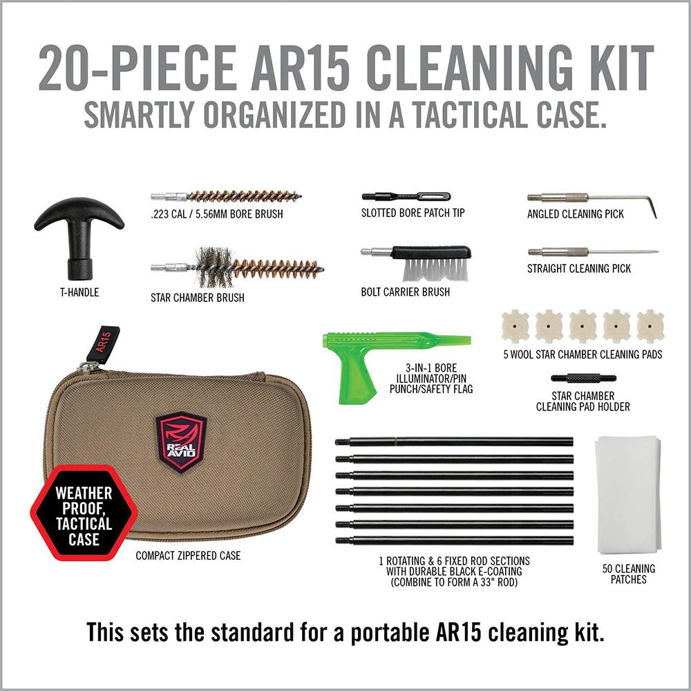 Real Avid Gun Boss AR-15 Cleaning Kit Picture of Real Avid Real Avid Gun Boss - AR15