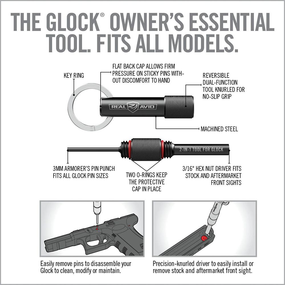 Picture of Real Avid Real Avid 2-in-1 Tool For Glock