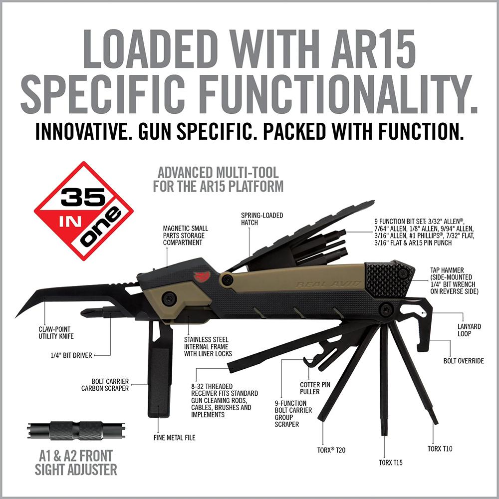 Real Avid Gun Tool Pro AR-15 Picture of Real Avid Real Avid Gun Tool Pro - AR15