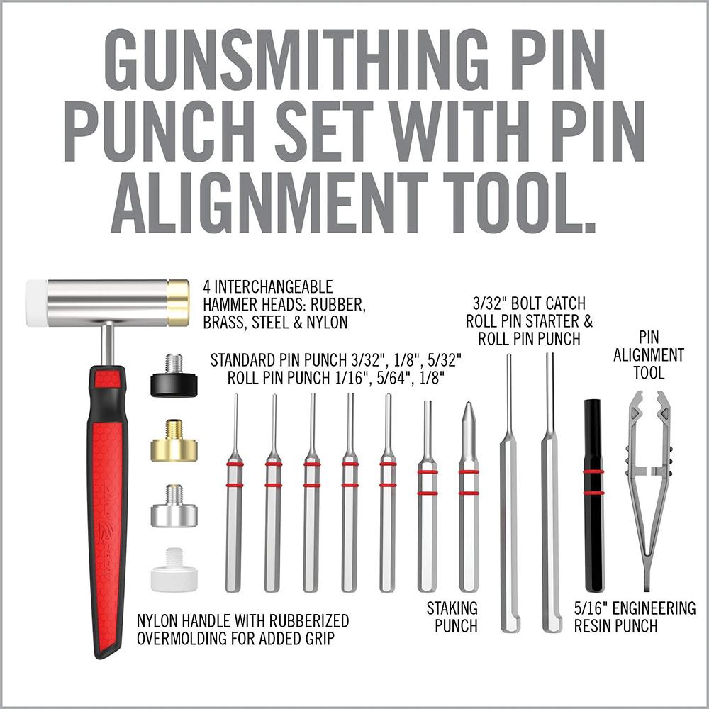 Picture of Real Avid Real Avid Accu-Punch Hammer & AR15 Pin Punch Set