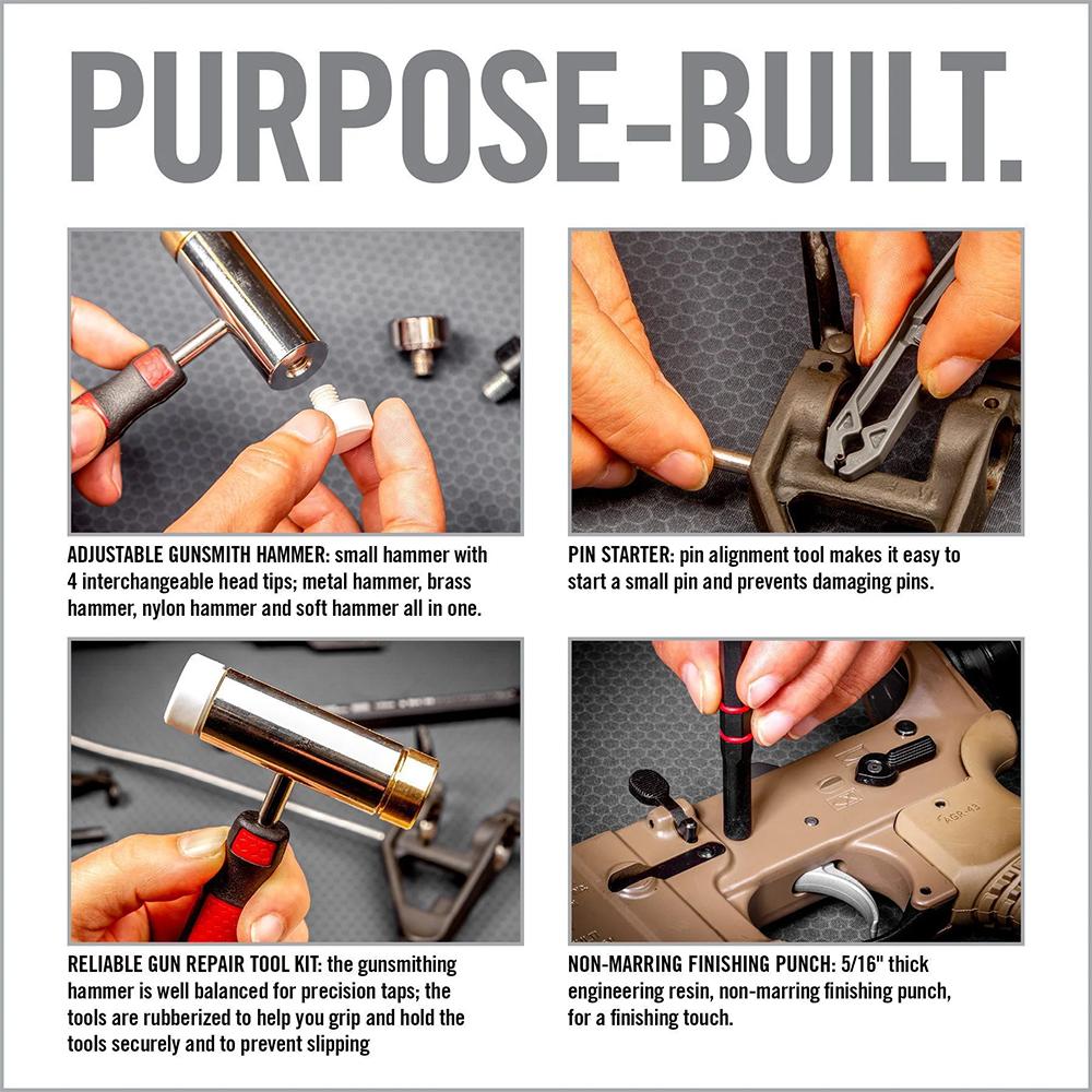 Picture of Real Avid Real Avid Accu-Punch Hammer & AR15 Pin Punch Set