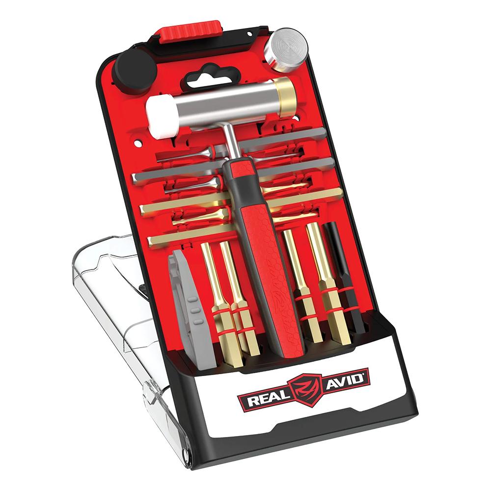Real Avid Accu-Punch Hammer & Pin Punch Set Brass Picture of Real Avid Real Avid Accu-Punch Hammer & Pin Punch Set - Brass