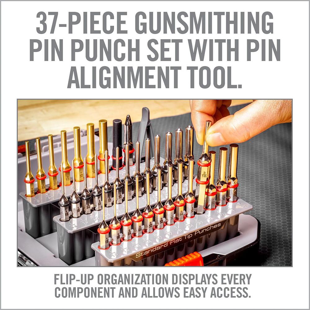 Real Avid Accu-Punch Master Set 37-piece Pin Punch Set with Alignment Tool Picture of Real Avid Real Avid Accu-Punch Master Set