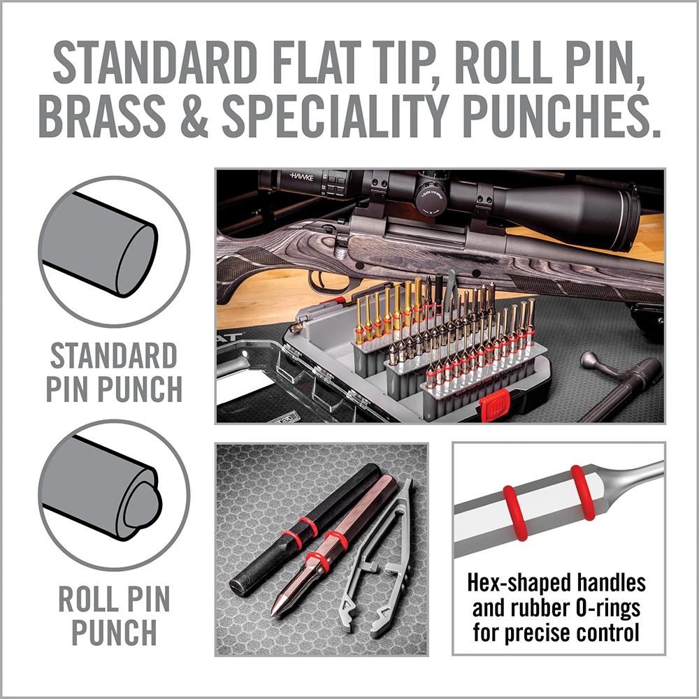 Real Avid Accu-Punch Master Set 37-piece Pin Punch Set with Alignment Tool Picture of Real Avid Real Avid Accu-Punch Master Set