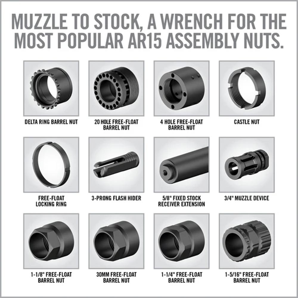 Picture of Real Avid Real Avid Master-Fit 13-Piece AR15 Crowfoot Wrench Set